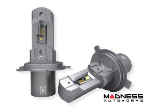 Headlight Bulbs (2) - H4 - Arc Lighting Tiny Monster - Concept Series LED w/ Adapter Harness